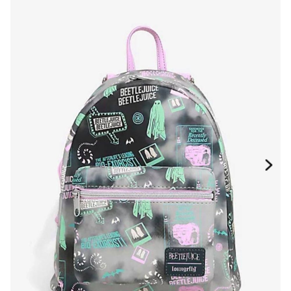 Loungefly Beetlejuice Backpack nwot